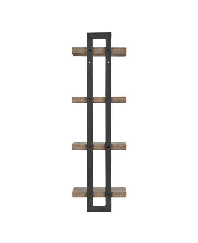 Danya B 4-Tier Ladder Bracket Floating Wall Shelves