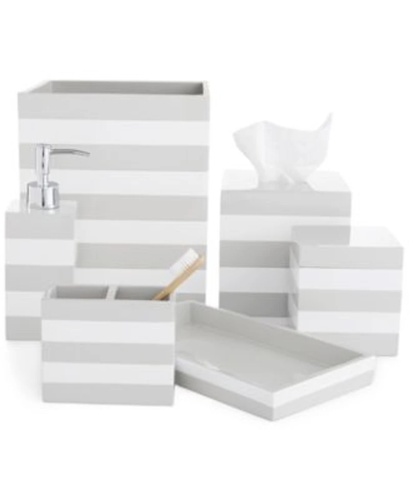 Cassadecor Lacquer Stripe Bath Accessory