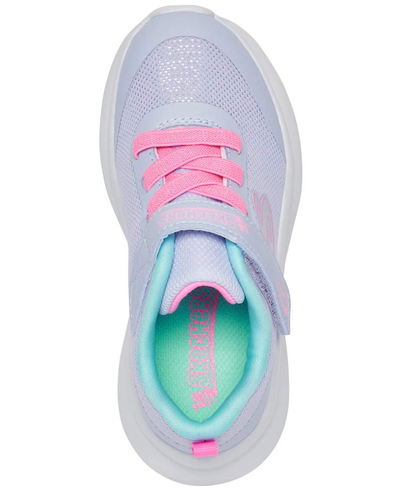 Skechers Toddler Girls Skech Fast Fastening Strap Casual Sneakers from Finish Line