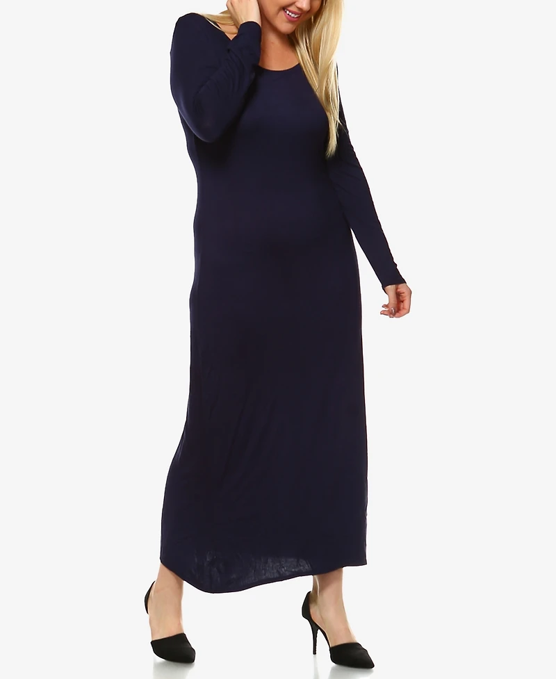 White Mark Plus Ria Dress