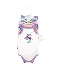 Hudson Baby Girls Soft Cotton Sleeveless Onesies