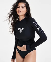 Roxy Juniors' Whole Hearted Long-Sleeve Rashguard