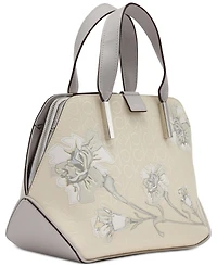 Calvin Klein Audrey Floral Signature Convertible Satchel