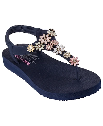 Skechers Women's Cali Meditation - Happy Daisies Thong Sandals from Finish Line