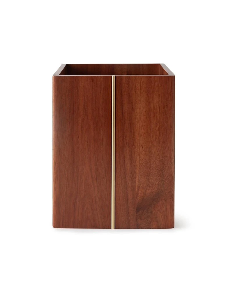 Cassadecor Soho Acacia Wood Wastebasket