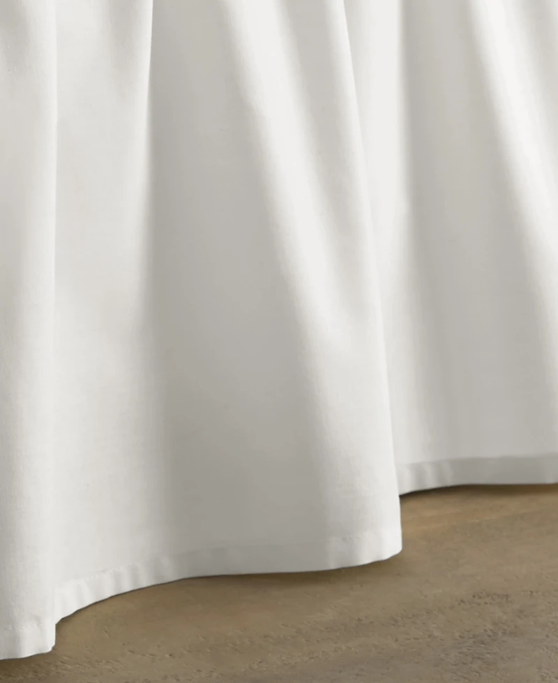 Laura Ashley Solid Ruffled Cotton Bedskirt
