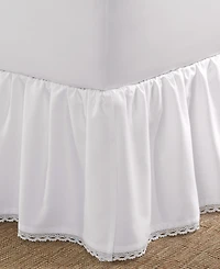 Laura Ashley Crochet Ruffled Cotton Bedskirt, King