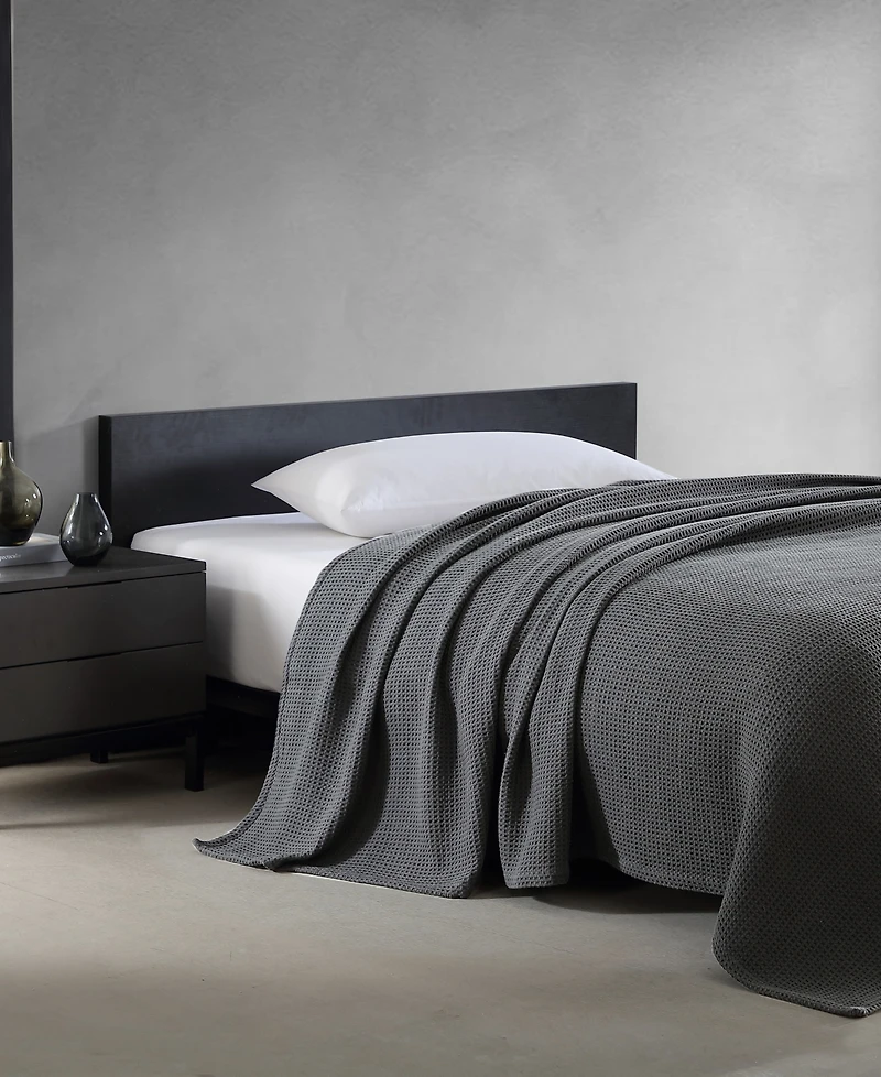 Vera Wang Waffleweave Blanket, Full/Queen