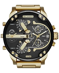 Diesel Men's Mr. Daddy 2.0 Gold-Tone Ion-Plated Stainless Steel Bracelet Watch 57mm DZ7333