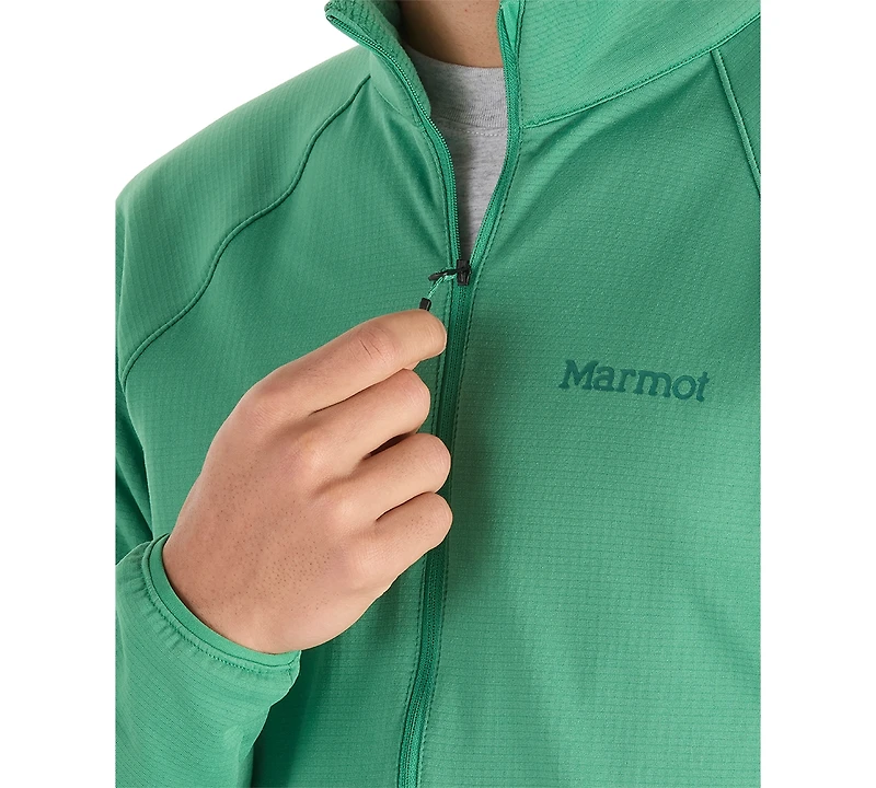 Marmot Men's Leconte Fleece Half-Zip Logo Jacket