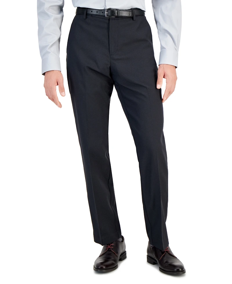 Perry Ellis Portfolio Men's Modern-Fit Stretch Solid Resolution Pants