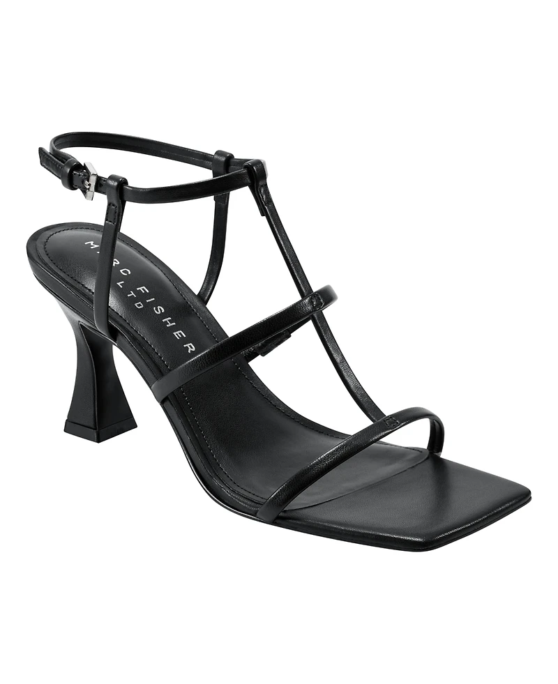 Marc Fisher Ltd Women's Dennie Caged Tapered Heel Sandals