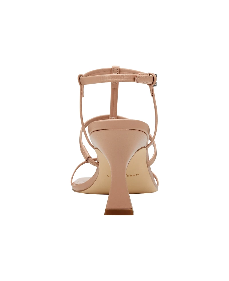 Marc Fisher Ltd Women's Dennie Caged Tapered Heel Sandals