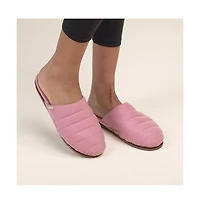Feelgoodz Women's Mule Slipper Artisan Quilted Indoor / Outdoor House Shoes