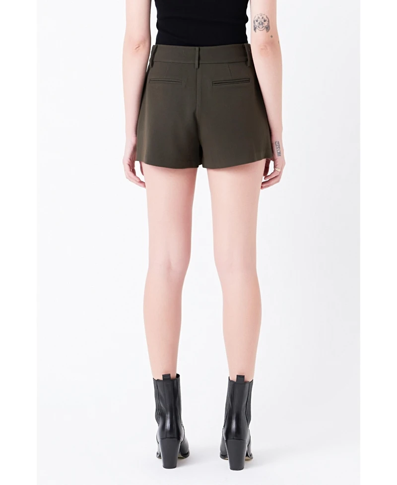 Women's Low Waisted Mini Skort