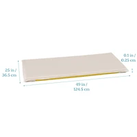 RestZone ECR4Kids Rest Mat Sheet, White, 10-Pack