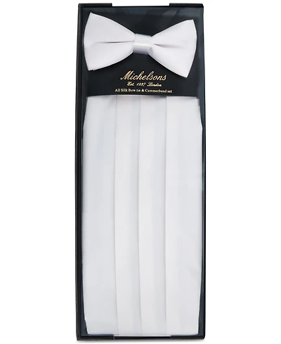 Michelsons of London Bow Tie & Cummerbund Set