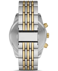 Folio Men's Three Hand 2T Silver-Tone, Gold-Tone Alloy Watch 42mm Gift Set