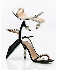 Women's Evey Mesh Kitten Heel Evening Pumps
