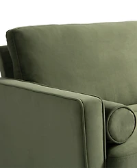 Lifestyle Solutions 39.4" Polyester Lillith Chair with Track Arms