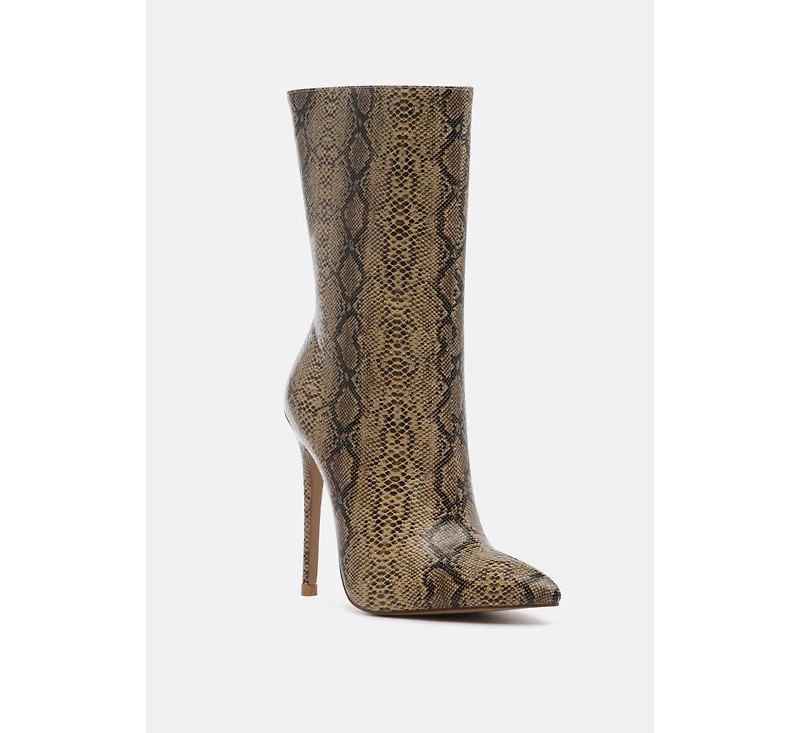 Micah Pointed Toe Stiletto High Ankle Boots