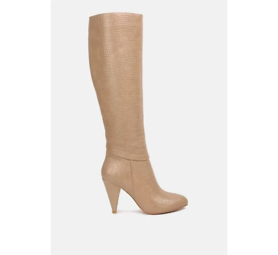 Rum Rolls Calf Croc Boots
