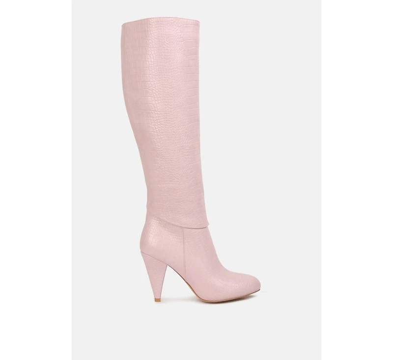 Rum Rolls Calf Croc Boots