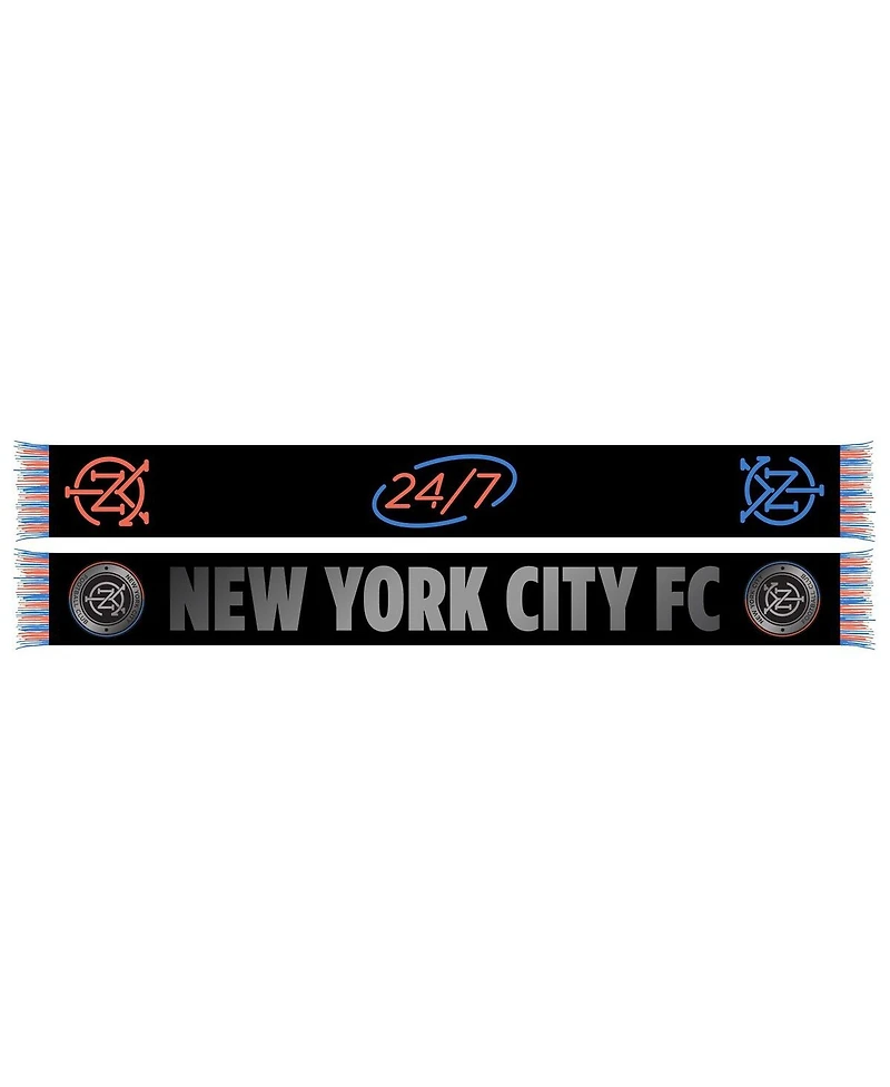 Men's and Women's Black New York City Fc 2024 Jersey Hook Scarf