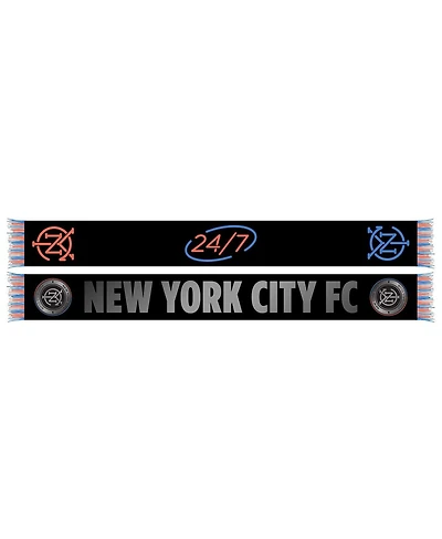 Men's and Women's Black New York City Fc 2024 Jersey Hook Scarf
