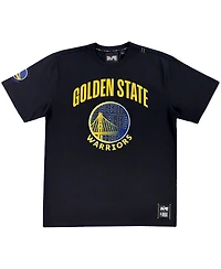 Men's and Women's Nba x Two Hype Black Golden State Warriors Culture & Hoops T-shirt