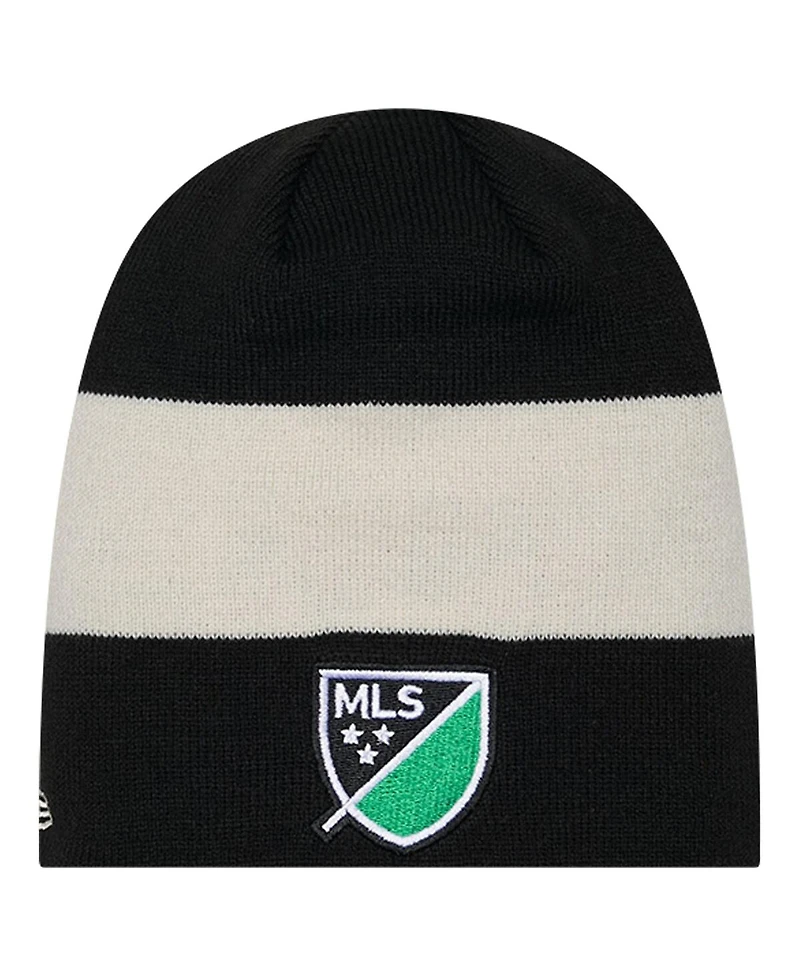 Men's New Era Black Austin Fc 2024 Kick Off Collection Knit Beanie