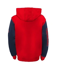 Big Boys Outerstuff Red, Navy St. Louis Cardinals Postcard Full-Zip Hoodie Jacket