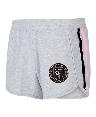 Women's Concepts Sport Gray Inter Miami Cf Cedar Tri-Blend Shorts