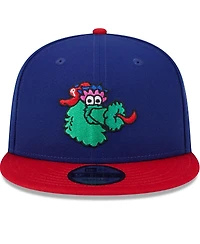 Men's New Era Navy Philadelphia Phillies 2024 Batting Practice 9FIFTY Snapback Hat