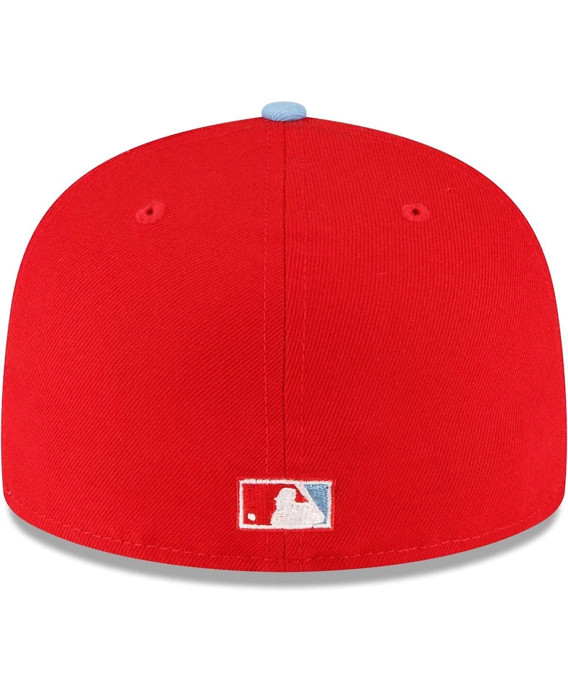Men's New Era Red Chicago White Sox City Flag 59FIFTY Fitted Hat