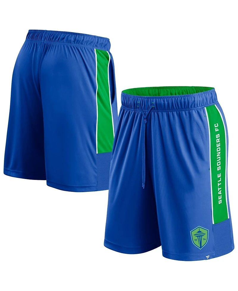 Men's Fanatics Royal Seattle Sounders Fc Corner Kick Shorts