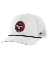 Men's '47 Brand White Virginia Cavaliers Fairway Trucker Adjustable Hat