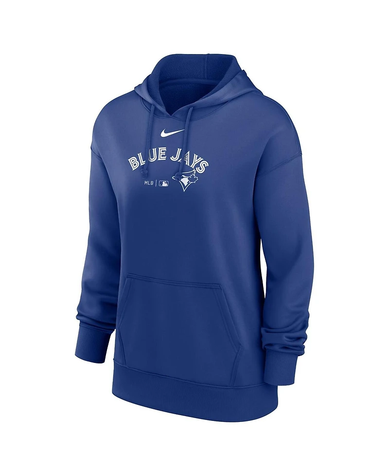 Women's Nike Royal Toronto Blue Jays Authentic Collection Performance Pullover Hoodie
