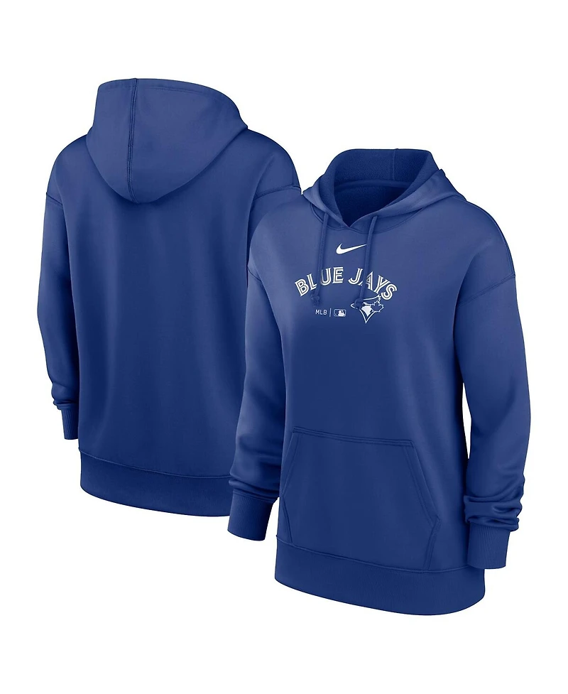 Women's Nike Royal Toronto Blue Jays Authentic Collection Performance Pullover Hoodie