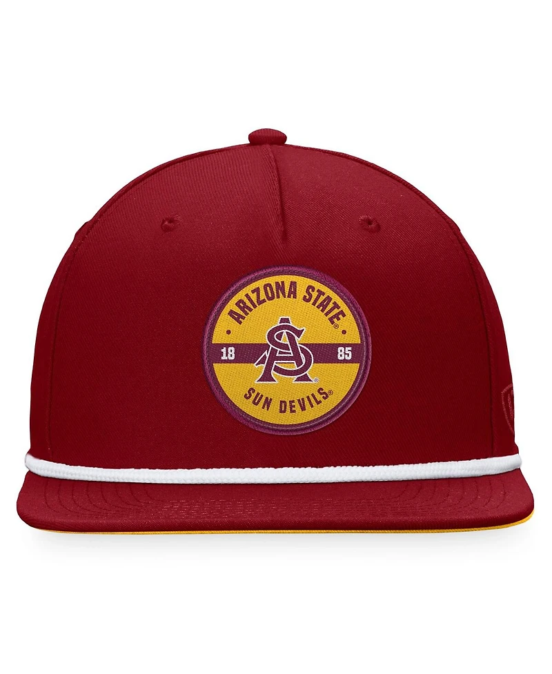 Men's Top of the World Maroon Arizona State Sun Devils Bank Hat