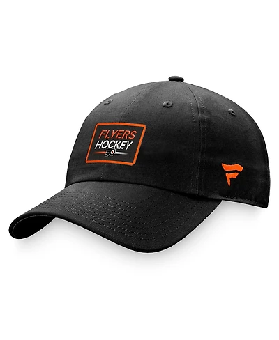 Women's Fanatics Black Philadelphia Flyers Authentic Pro Rink Adjustable Hat