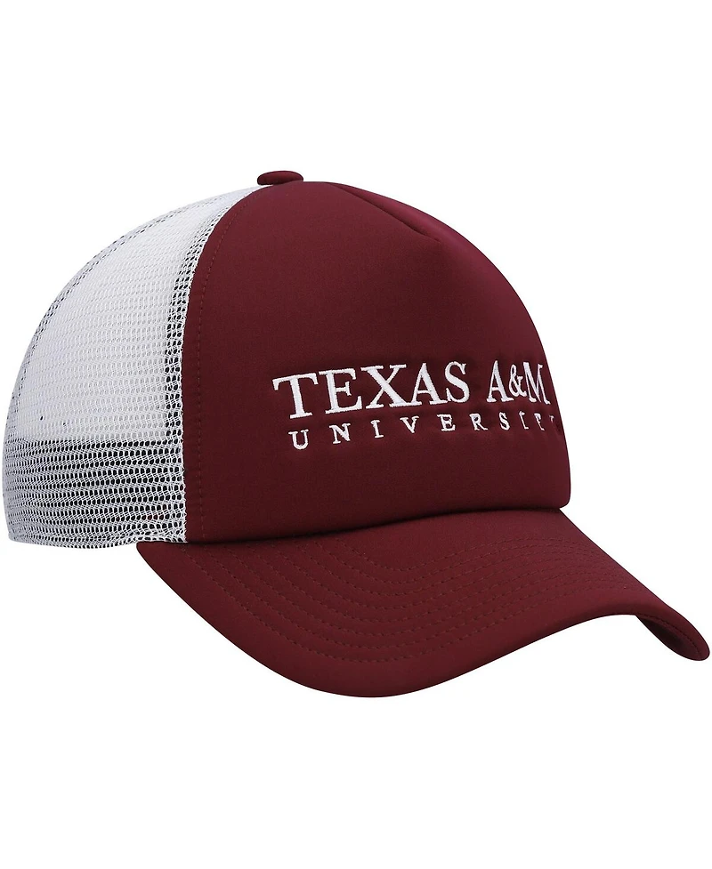 Men's adidas Maroon, White Texas A&M Aggies Foam Trucker Snapback Hat