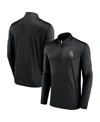 Men's Fanatics Black Chicago White Sox Underdog Mindset Quarter-Zip Jacket