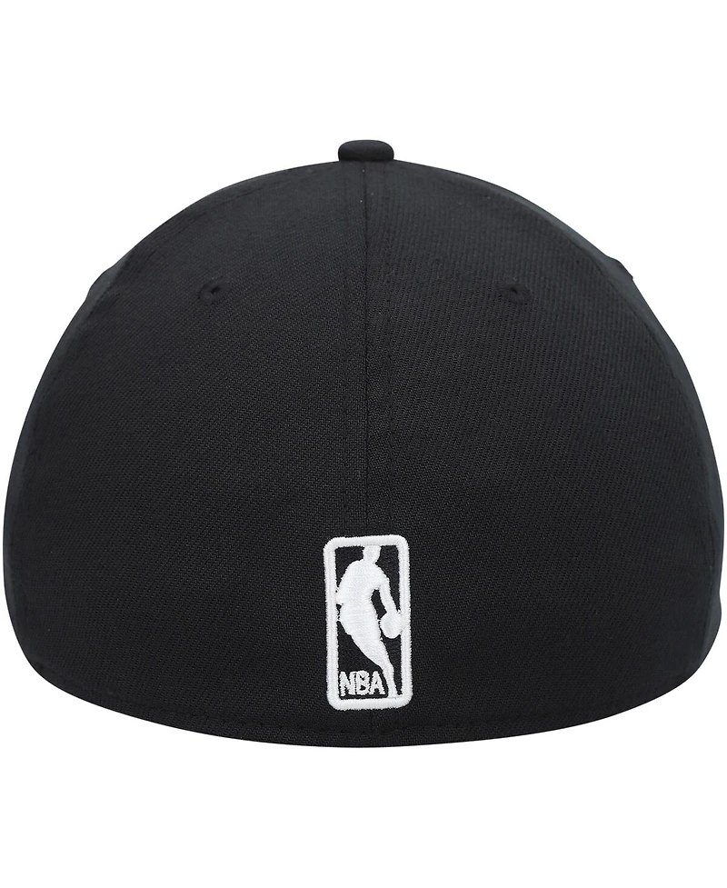 Men's New Era Black Golden State Warriors Official Team Color 39THIRTY Flex Hat