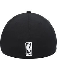 Men's New Era Black Golden State Warriors Official Team Color 39THIRTY Flex Hat