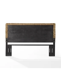 Crosley Edgewater Queen Seagrass Rattan Headboard