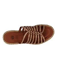 Gc Shoes Women's Phoenix Strappy Espadrille Flat Sandals