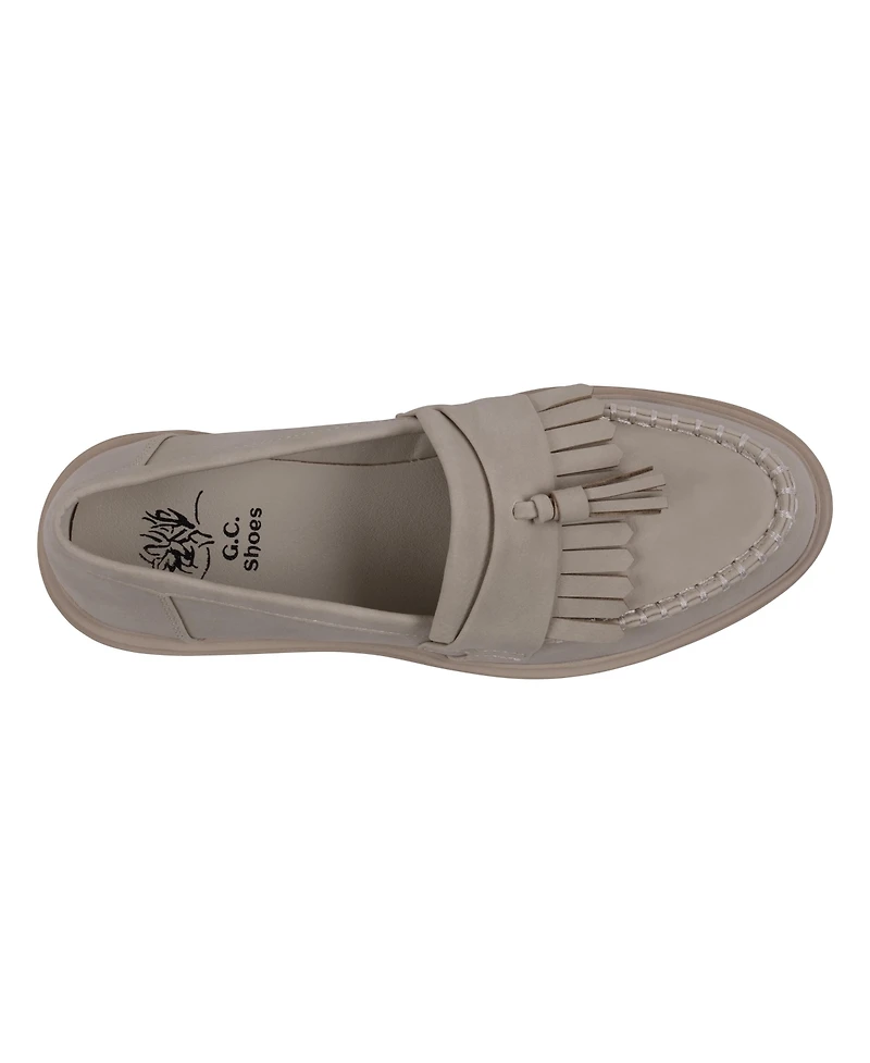 Gc Shoes Women's Tillie Tassel Lug Sole Loafers