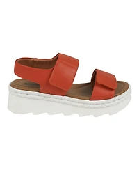 Gc Shoes Women's Voss Double Band Adjustable Strap Platform Sandals