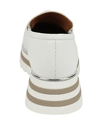 Gc Shoes Women's Geneva Chain Slip On Platform Loafers